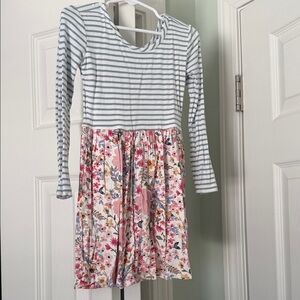 Play by Little Sleepies Striped and Floral Kids Dress